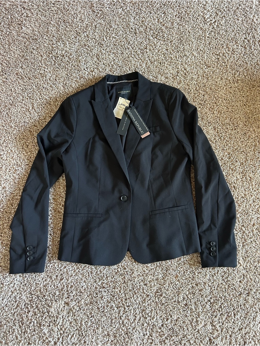 Women's Single-Button Blazer Black